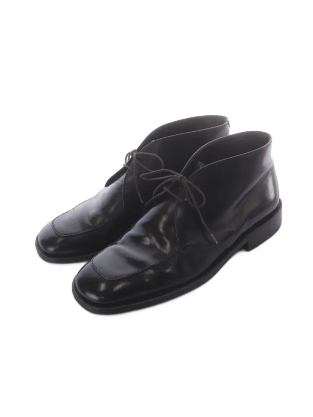Prada name leather